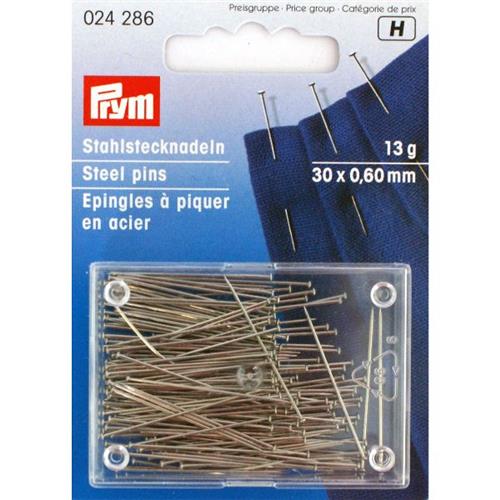 Prym stalen spelden - 13 g - 0,60 x 30 mm
