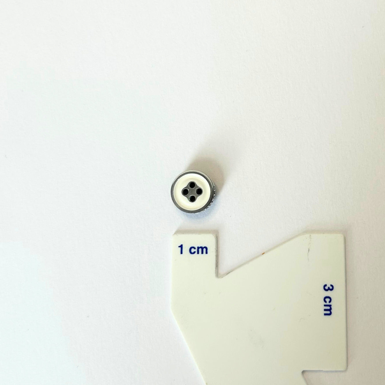 Knoop Luxe - Wit - 1cm