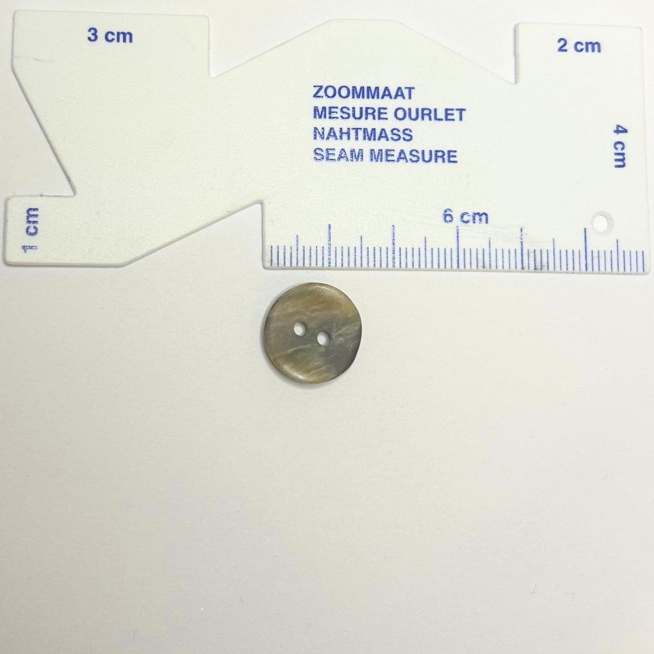 Knoop Houtlook - Bruin M - 1,5cm