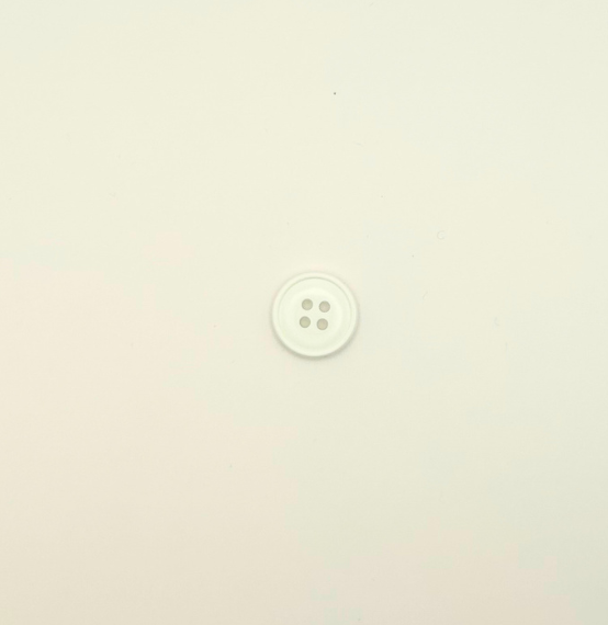 Knoop Simpel - Wit - 1,5cm