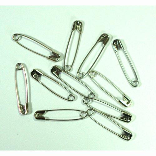 Veiligheidsspeld - 28mm - Zilver - 10 stuks