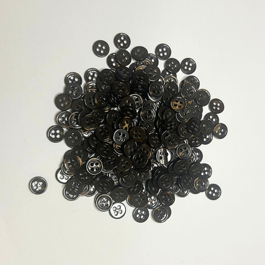 Knoop Mini - Donkerbruin - 1cm
