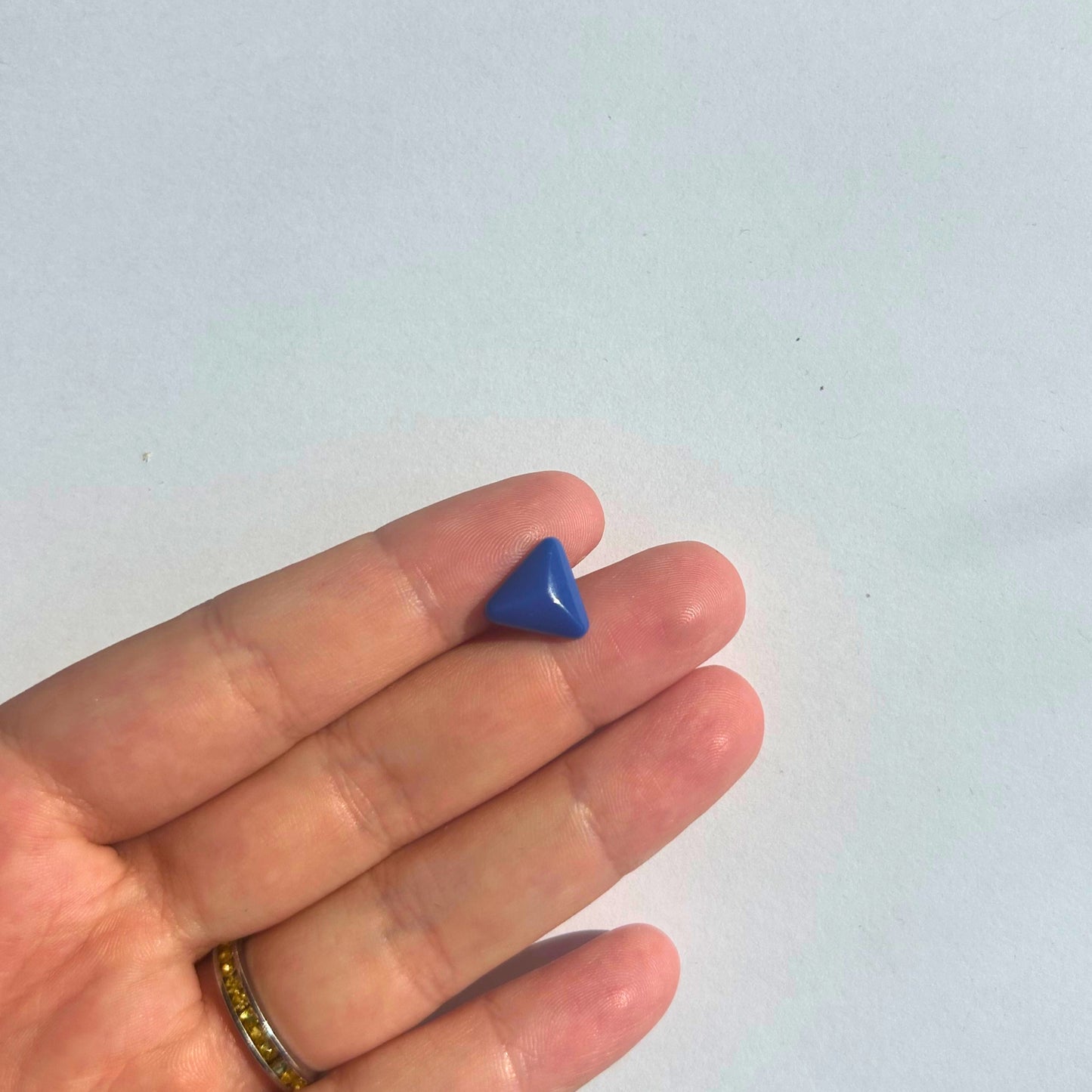 Knoop Driehoek - Blauw - 1cm