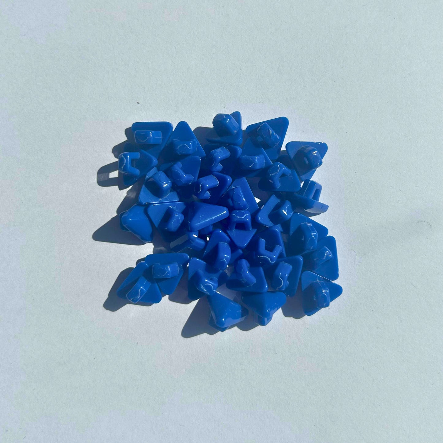 Knoop Driehoek - Blauw - 1cm