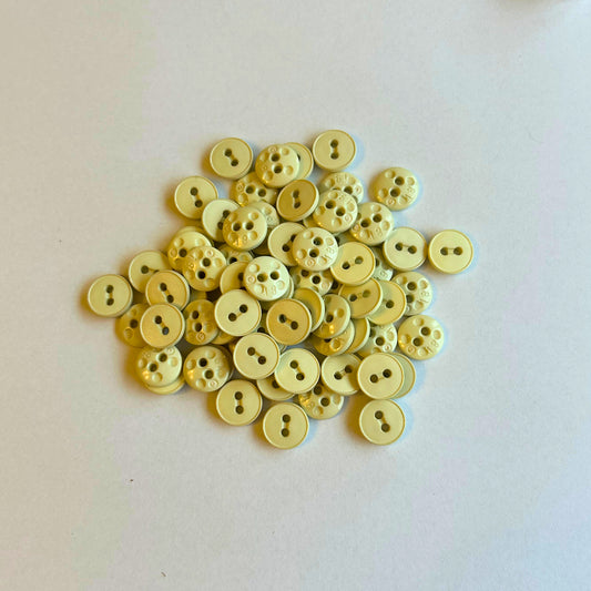 Knoop Mini - Beige/Geel - 1cm