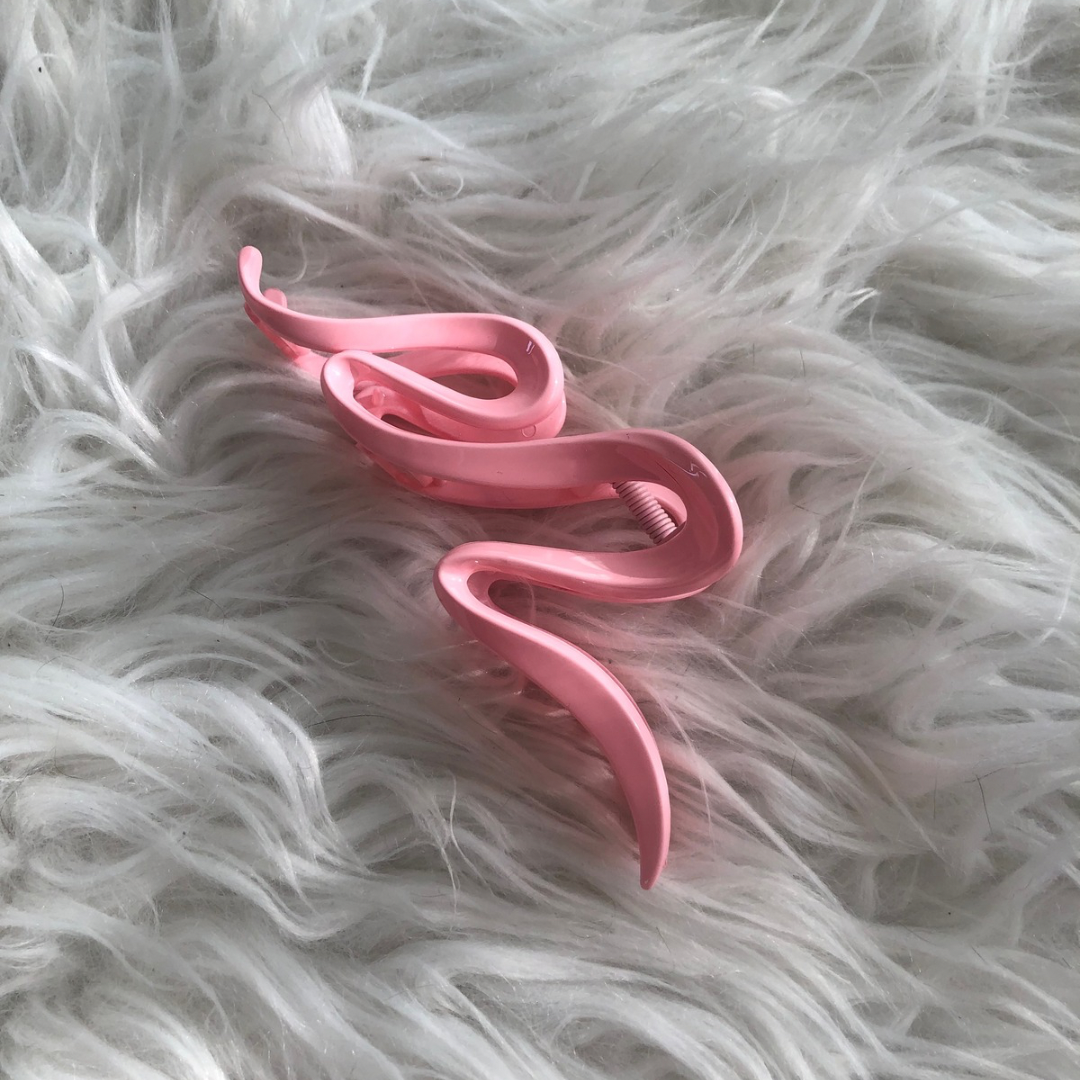 Haarklem Swirl Soft Pink