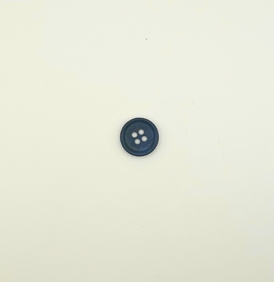 Knoop Plastic - Donkerblauw - 1,5cm