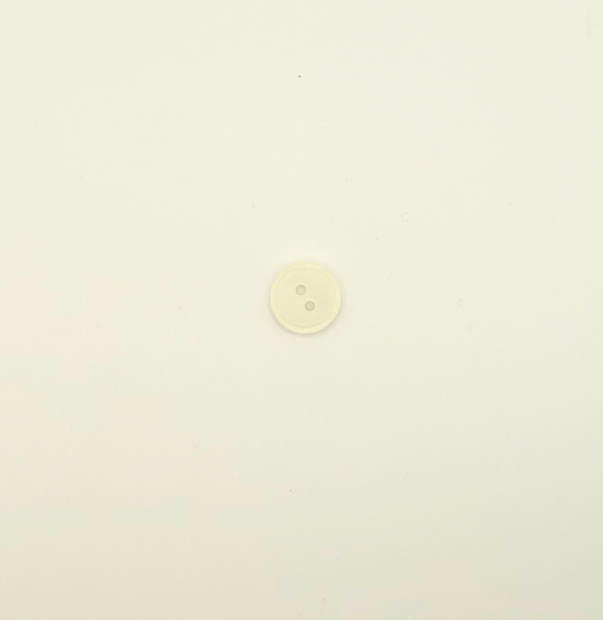 Knoop Plastic - Off White S - 1cm