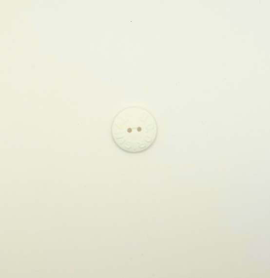 Knoop Plastic - Wit - 2cm