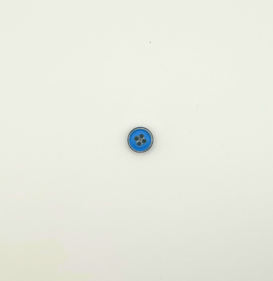 Knoop luxe - Blauw - 1cm