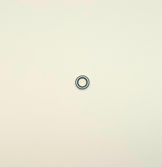 Knoop Streep - Wit -  1cm