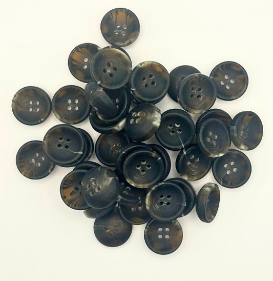 Knoop Cup - Zwart Bruin - 2cm
