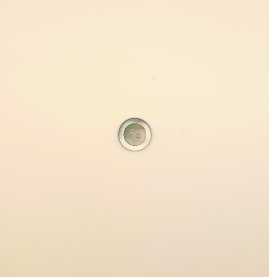 Knoop Parelmoer - Grijs M - 1,5cm