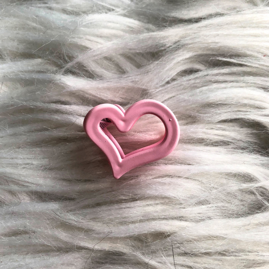 Haarklem Heart Mini - Baby pink