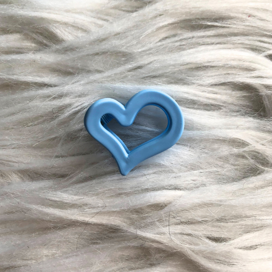 Haarklem Heart Mini - Blue