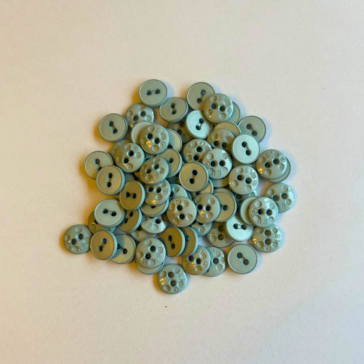 Knoop Mini - Lichtblauw - 1cm
