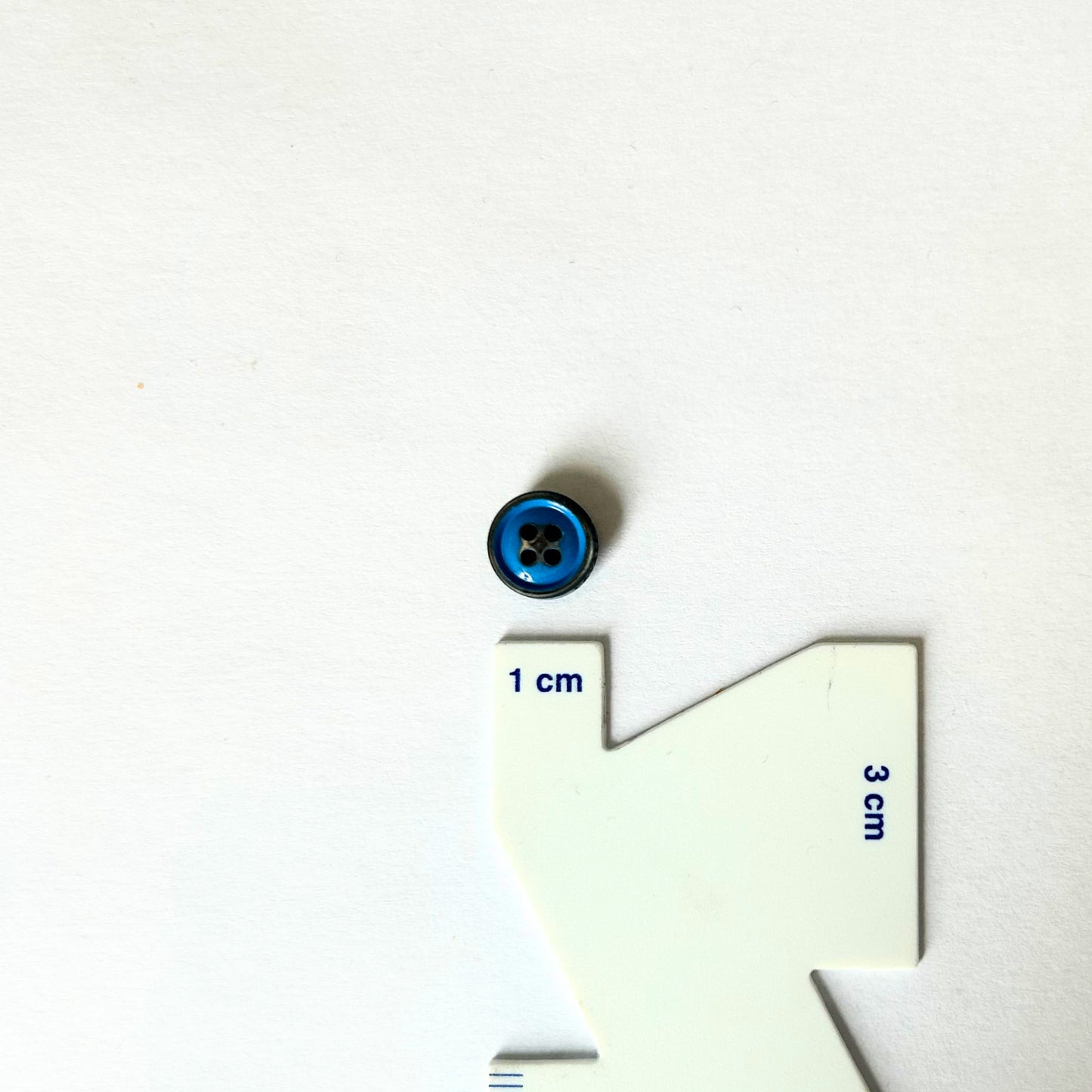 Knoop luxe - Blauw - 1cm