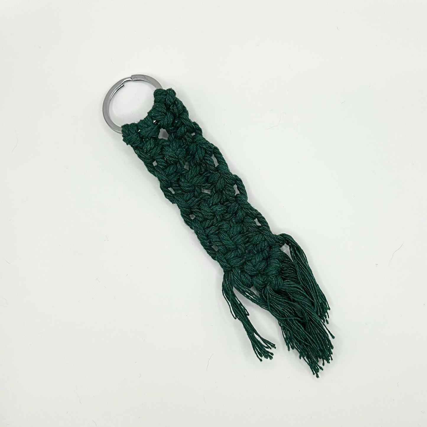 Sleutelhanger macrame Groen XL