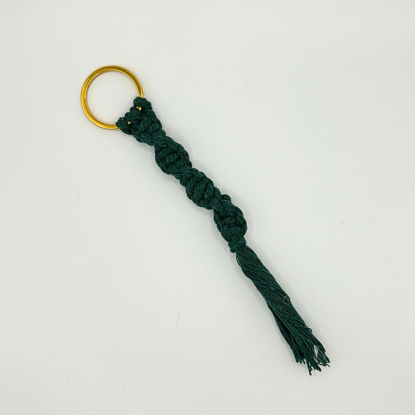 Sleutelhanger macrame Groen